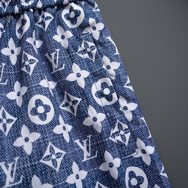 ブランドハーフパンツ素材ディテール